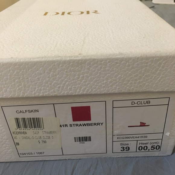 Christian Dior D-club slides with dust bags and box - Picture 2 of 3